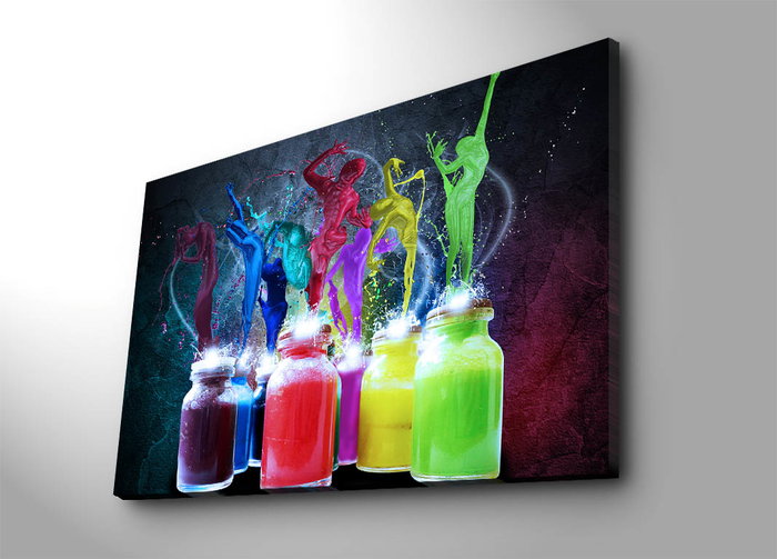 Wallity 70100C-031 Lienzo Decorativo Multicolor 70 x 100 cm
